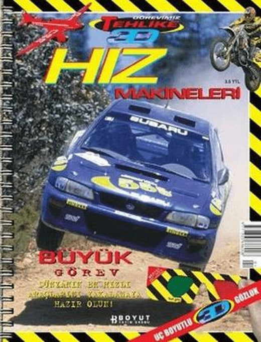 3D Çocuk Dergisi - Hız Makineleri | Boyut Yayın Grubu (Ciltsiz)