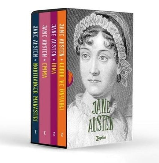 Jane Austen Seti - 4 Kitap Takım | Zeplin Kitap (İnce Kapak)