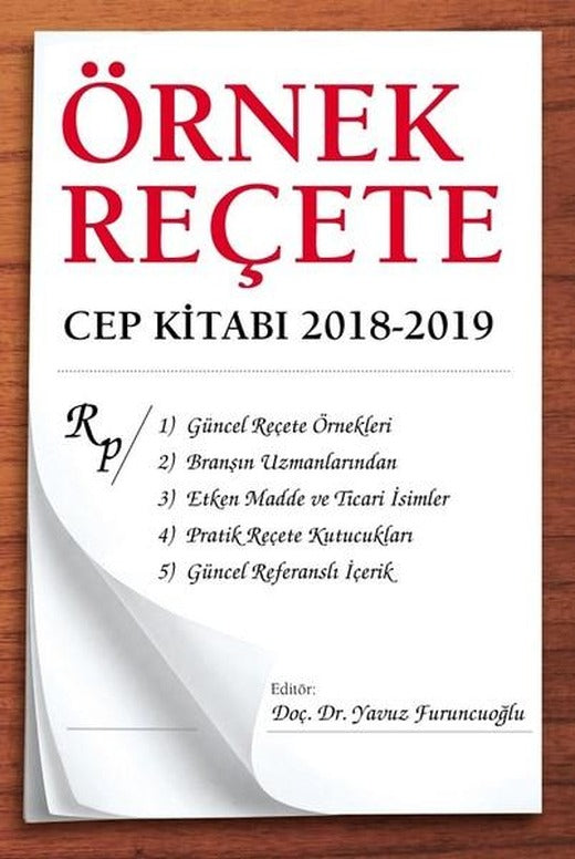 Örnek Reçete Cep Kitabı 2018-2019 | Güneş Tıp Kitabevleri (İnce Kapak)