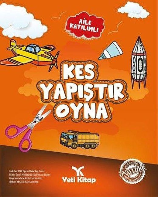 Kes Yapıştır Oyna 1 | Yeti Kitap (İnce Kapak)