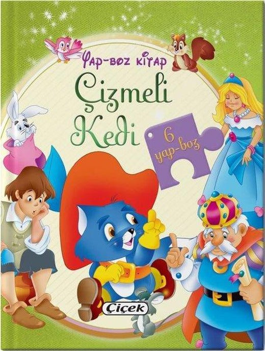Yap-Boz Kitap - Çizmeli Kedi | Çiçek Yayıncılık (İnce Kapak)