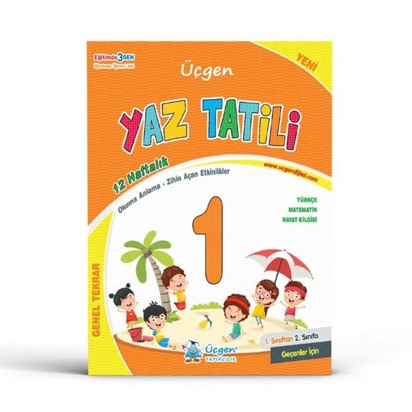 1. Sınıf Yaz Tatili | Üçgen Yayıncılık (İnce Kapak)