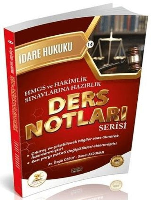 2026 HMGS Hakimlik HUKAL İdare Hukuku Ders Notları