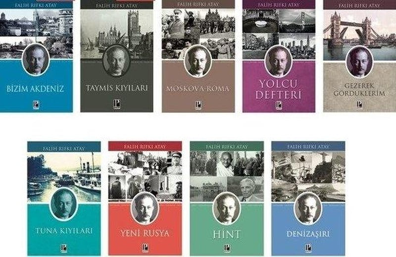Falih Rıfkı Atay Gezi Yazıları Seti - 9 Kitap Takım | Pozitif Yayıncılık (İnce Kapak)