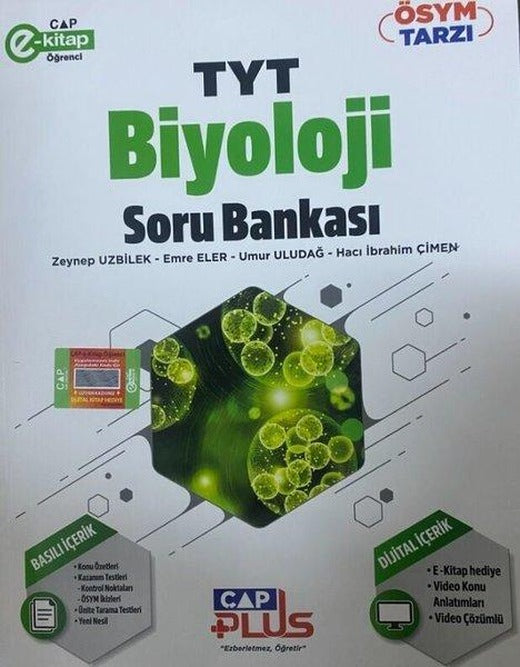 2023 TYT Biyoloji Plus Soru Bankası | Çap Yayınları (İnce Kapak)