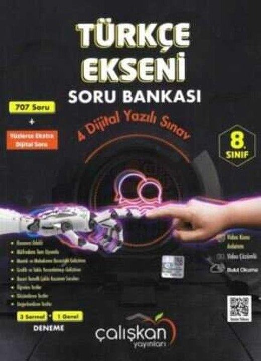 8.Sınıf Türkçe Göster Kendini Soru Bankası | Çalışkan Yayınları (İnce Kapak)