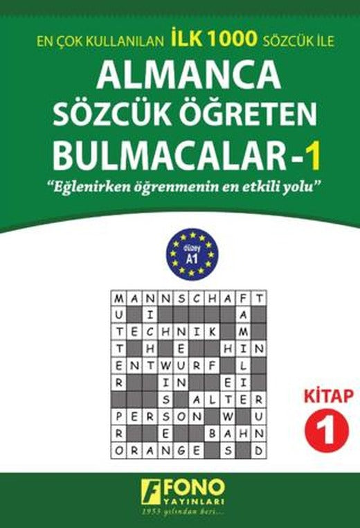 Almanca Sözcük Öğreten Bulmacalar 1