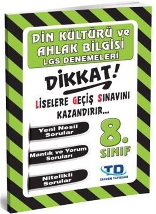 8. Sınıf Din Kültürü ve Ahlak Bilgisi LGS Denemeleri