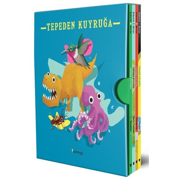 Tepeden Kuyruğa Seti-4 Kitap Takım | Domingo Yayınevi (İnce Kapak)