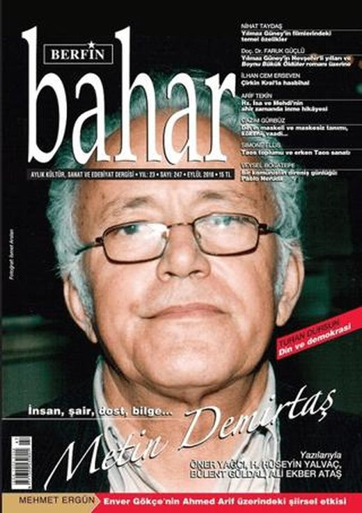 Berfin Bahar Aylık Kültür Sanat ve Edebiyat Dergisi Sayı: 247 Eylül 2018 | Berfin Bahar Dergisi (Ciltsiz)