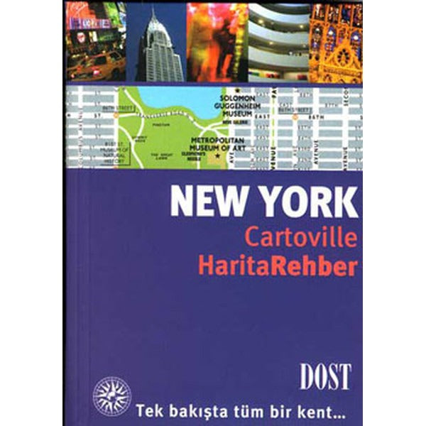 New York Cartoville Harita Rehber | Dost Kitabevi Yayınları (Ciltli)