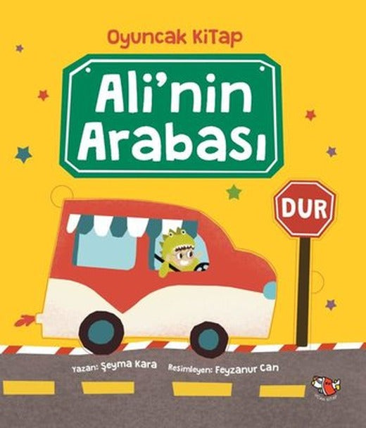 Ali'nin Arabası-Oyuncak Kitap-Tak Çıkar Puzzle Kitabı | Uçan Kitap