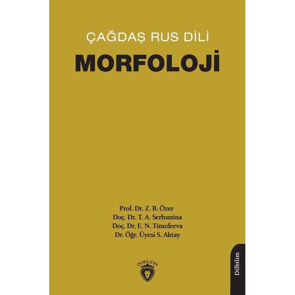 Çağdaş Rus Dili - Morfoloji | Dorlion Yayınevi