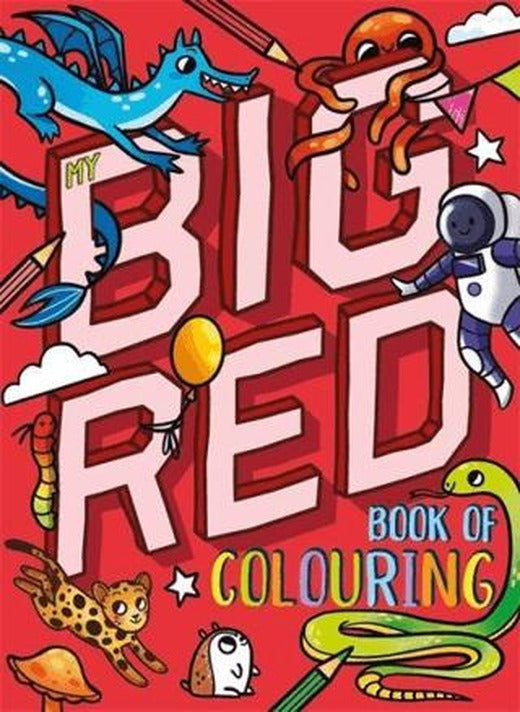 My Big Red Book Of Colouring | Igloo Books (Ciltsiz)