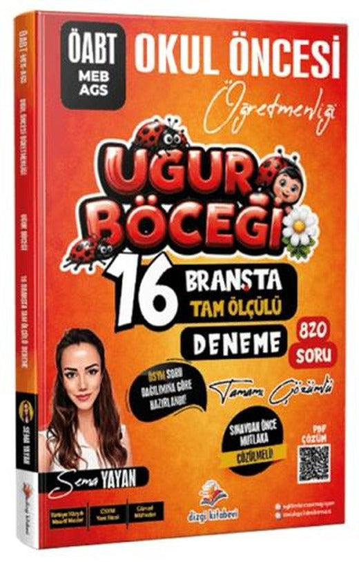 2026 MEB-AGS ÖABT Uğur Böceği Okul Öncesi Öğretmenliği Tamamı PDF Çözümlü 16 Branşta Tam Ölçülü Deneme | Dizgi Kitap (Ciltsiz)