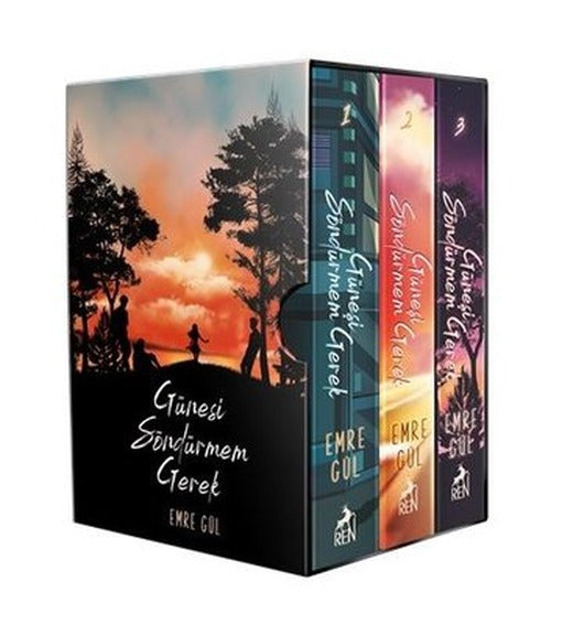 Güneşi Söndürmem Gerek Cep Boy Kutulu Seti - 3 Kitap Takım | Ren Kitap (Cep Boy)