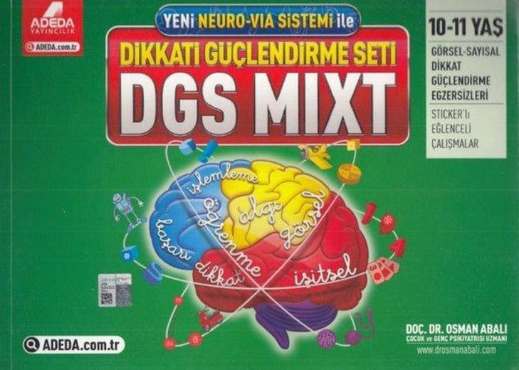 Dikkati Güçlendirme Seti Mixt 10-11 Yaş | Adeda (İnce Kapak)