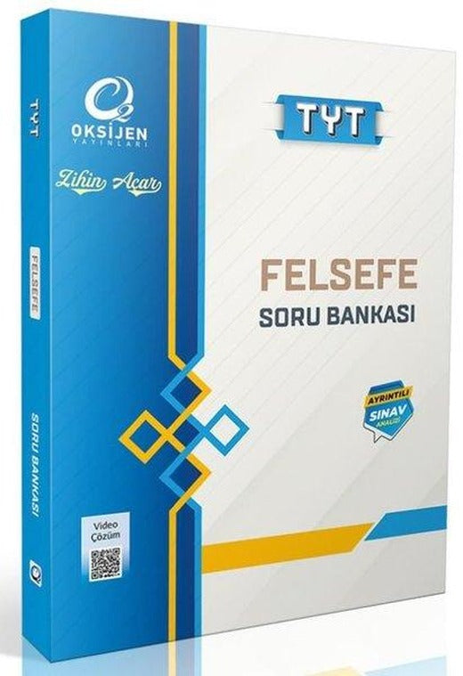 Oksijen TYT Felsefe Soru Bankası | Oksijen Yayınları - Eğitim (İnce Kapak)