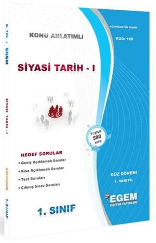 1. Sınıf Siyasi Tarih Bahar Dönemi Konu Anlatımlı Soru Bankası 2. Yarıyıl 1164