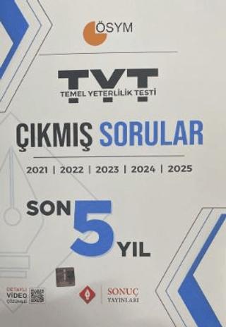 TYT Çıkmış Sorular Son Beş Yıl 2025