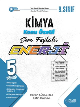 9. Sınıf Enerji Kimya Konu Özetli Soru Fasikülleri (5 Fasikül)