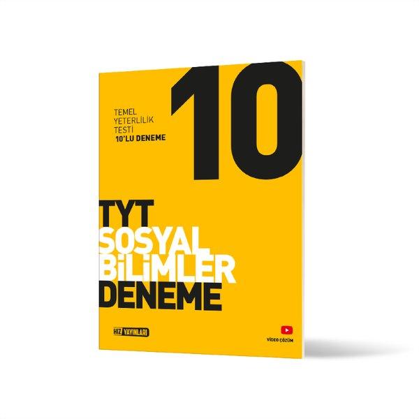 TYT Sosyal Bilgiler 10'Lu Deneme | Hız Yayınları (İnce Kapak)  - Resim 1