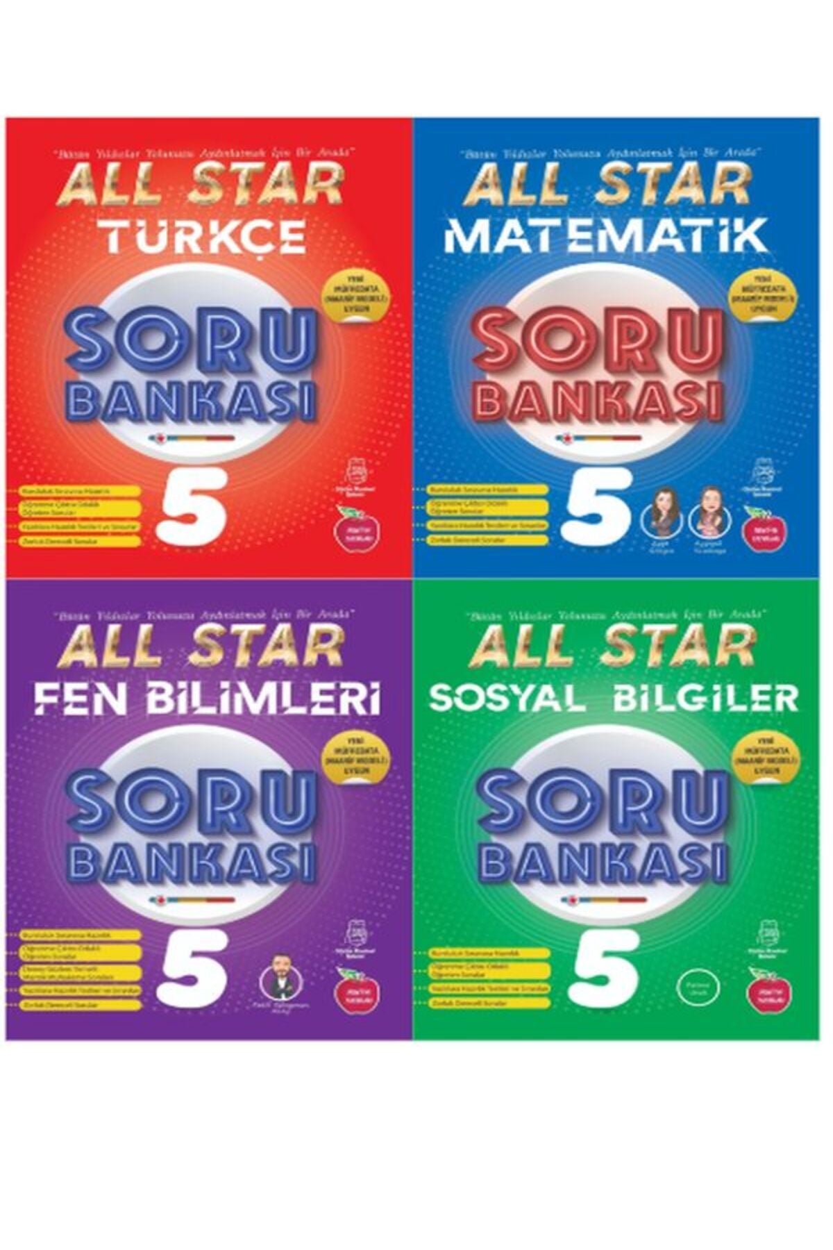 5.Sınıf All Star Soru Bankası Set 2024 Maarif Modeli Müfredat kitap kapağı