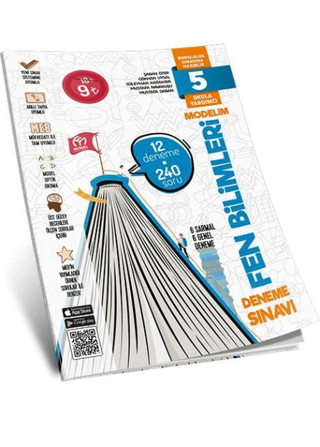 5.Sınıf Fen Bilimleri Deneme Sınavı kitap kapağı
