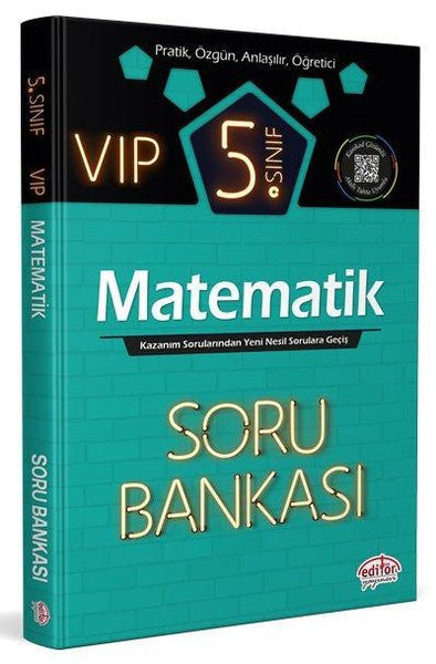 5.Sınıf VIP Matematik Soru Bankası - Kolektif kitap kapağı
