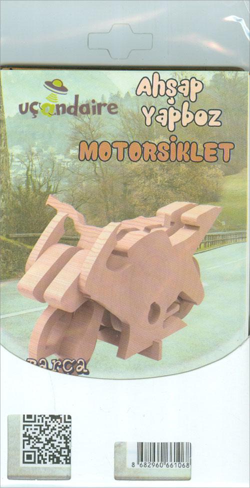 Uçandaire Ahşap Yapboz MOTORSİKLET - Resim 1