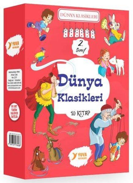 2. Sınıf Dünya Klasikleri Seti - 10 Kitap Takım | Yuva (İnce Kapak)  - Resim 1