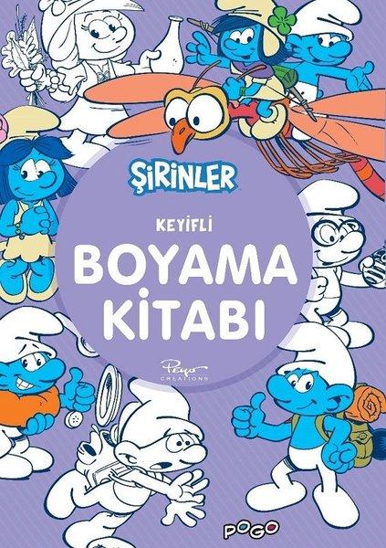 Şirinler-Keyifli Boyama Kitabı | Pogo (İnce Kapak)  - Resim 1