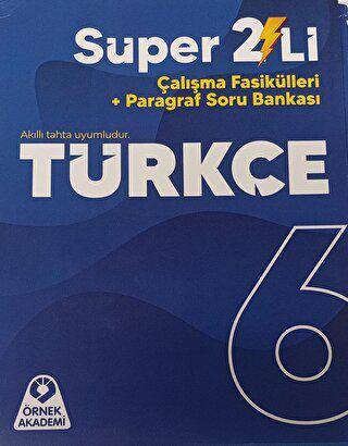 6. Sınıf 2`li Türkçe Çalışma Fasikülleri + Paragraf Soru Bankası - Kolektif kitap kapağı