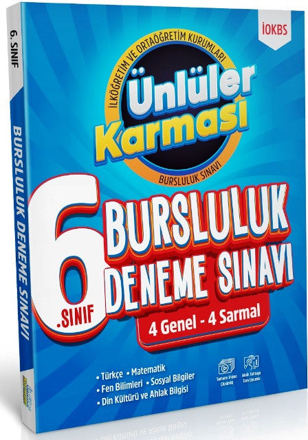6. Sınıf 4+4 Bursluluk Denemesi kitap kapağı