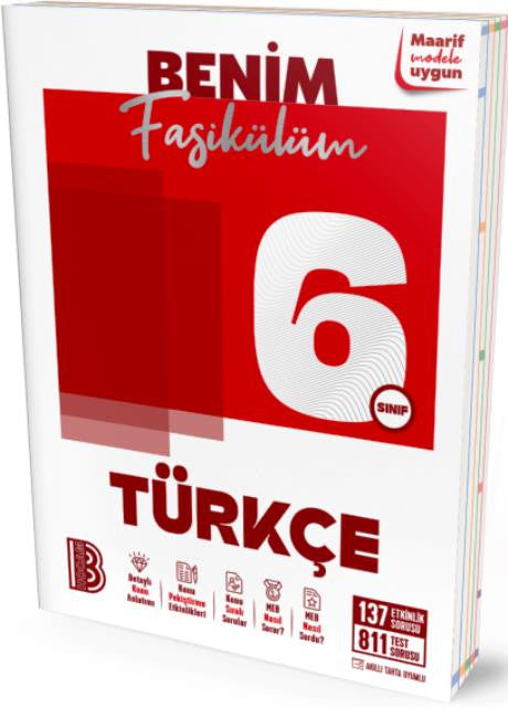 6. Sınıf Benim Fasikülüm Türkçe kitap kapağı