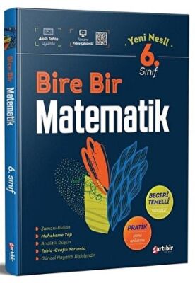 Artıbir Yayınları 6. Sınıf Birebir Matematik 0922 - Kolektif kitap kapağı
