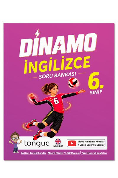 6. Sınıf Dinamo İngilizce Soru Bankası Tonguç Yayınları kitap kapağı
