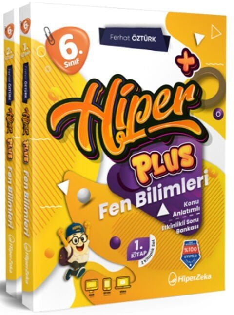 6. Sınıf Fen Bilimleri Hiper Plus Konu Soru Bankası Hiper Zeka Yayınları kitap kapağı