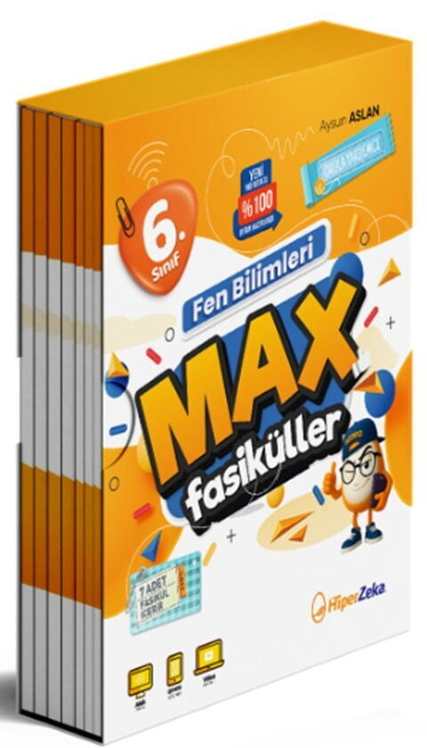 6. Sınıf Fen Bilimleri MAX Fasikülleri Hiper Zeka Yayınları kitap kapağı