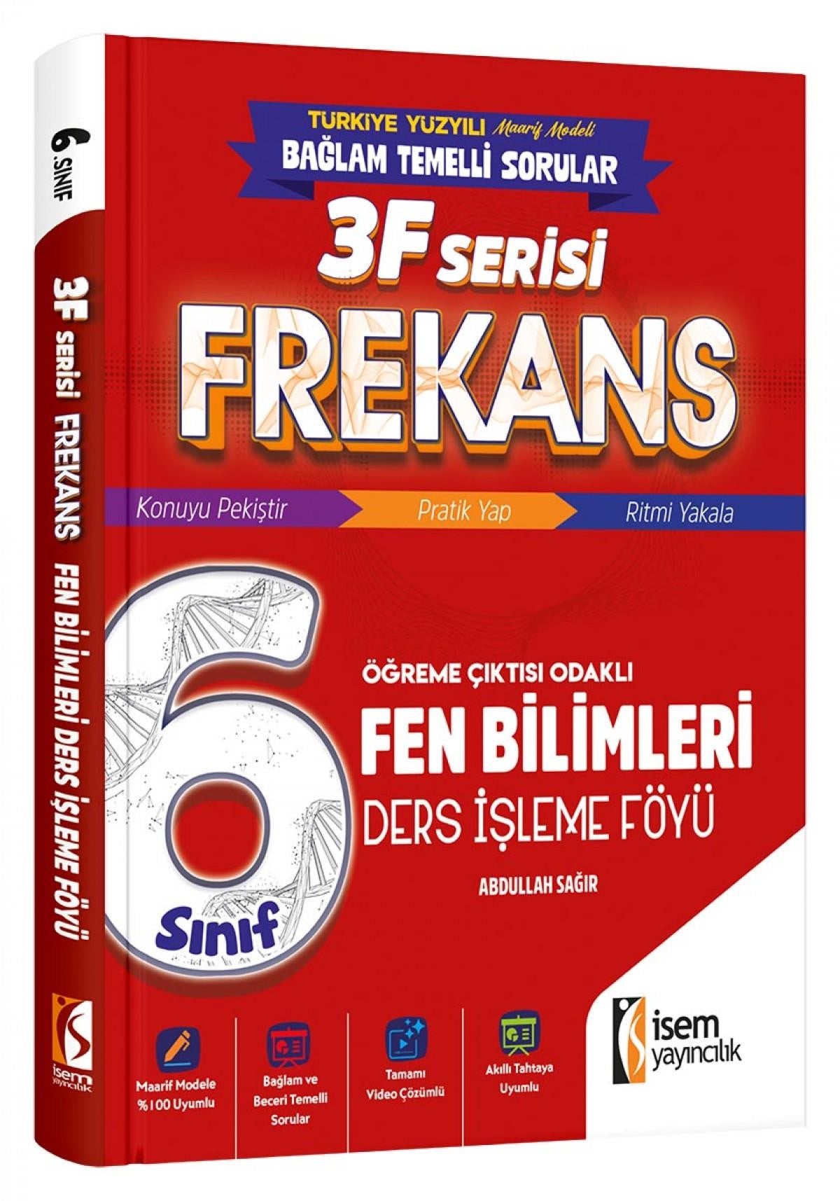 6. Sınıf Frekans Fen Bilimleri Ders İşleme Föyü kitap kapağı