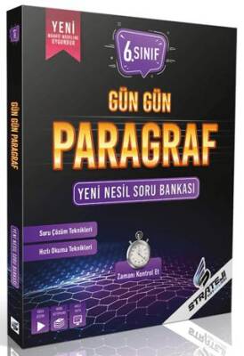 6. Sınıf Gün Gün Paragraf Soru Bankası - Kolektif kitap kapağı