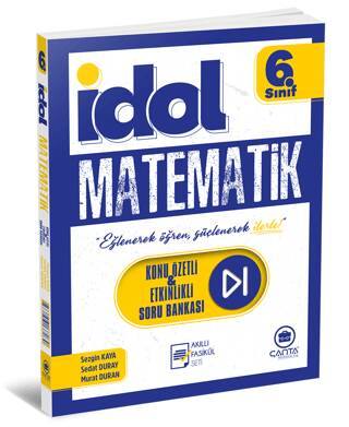 Çanta 2026 6. Sınıf İdol Matematik Konu Özetli Etkinlikli Soru Bankası 4 Fasikül - Sezgin Kaya kitap kapağı