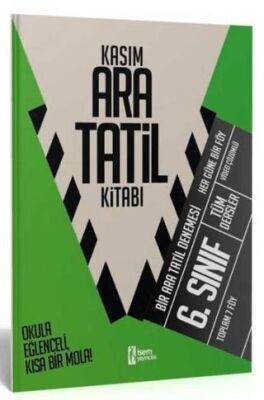 2025 İsem 6. Sınıf Kasım Ara Tatil Kitabı - Kolektif kitap kapağı