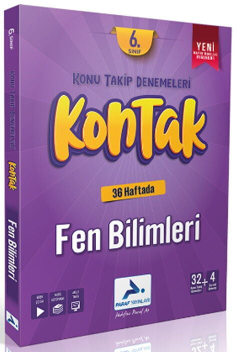 6. Sınıf Kontak Fen Bilimleri Denemeleri kitap kapağı
