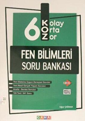 6. Sınıf Koz Fen Bilimleri Soru Bankası - Uğur Çığnak kitap kapağı