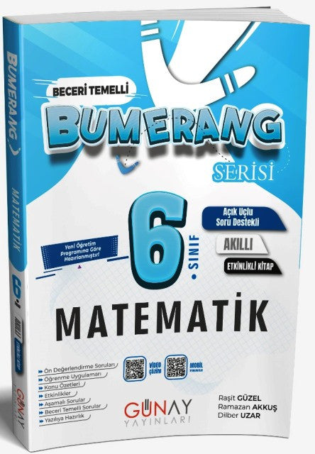 6. Sınıf Matematik Bumerang Etkinlikli Soru Bankası 2026 kitap kapağı