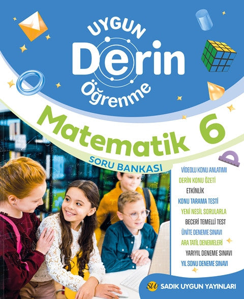 6. Sınıf Matematik Soru Bankası Derin Öğrenme Serisi kitap kapağı