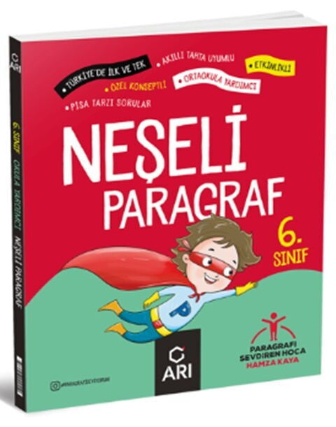 6. Sınıf Neşeli Paragraf Arı Yayıncılık kitap kapağı