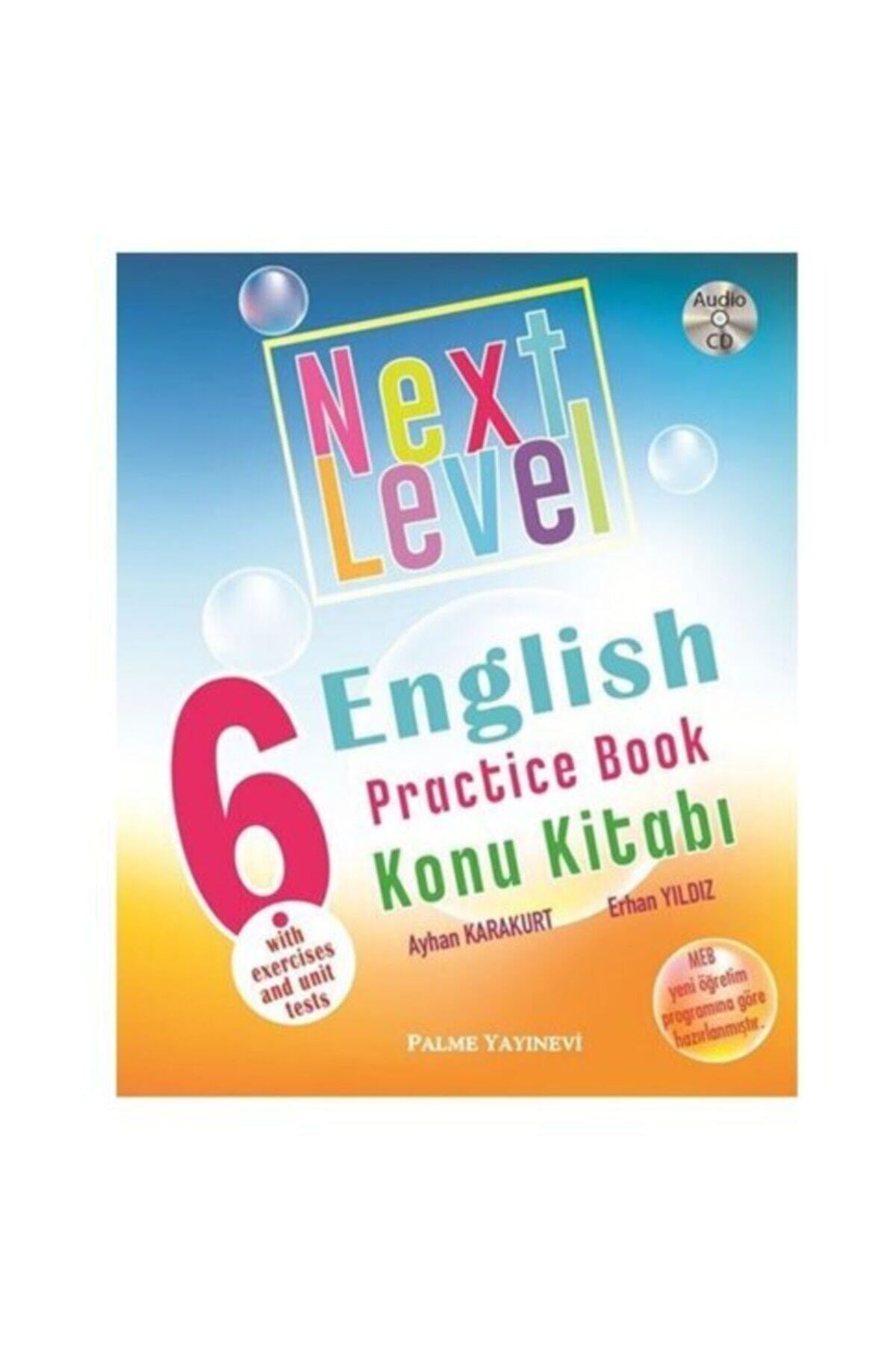 6. Sınıf Next Level English Practice Book Konu Kitabı - Palme Yayınları - Komisyon kitap kapağı