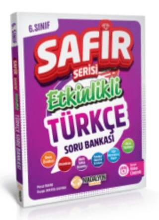 6. Sınıf Safir Türkçe Soru Bankası - Kolektif kitap kapağı